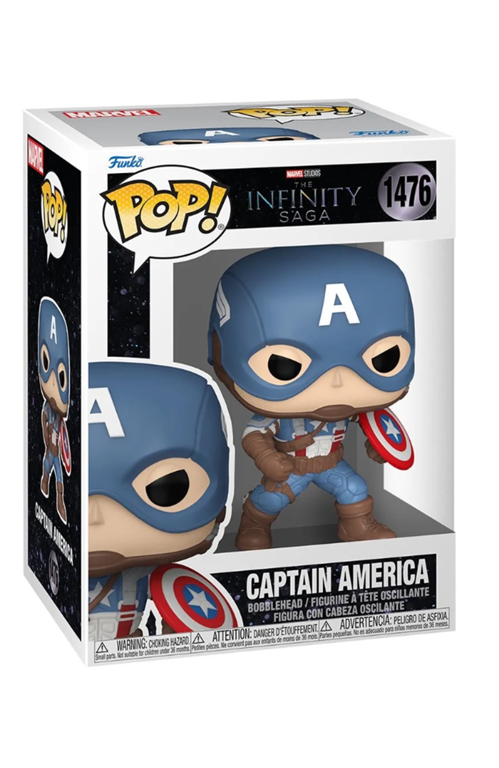 Marvel Mcu Archives The Infinity Saga Captain America Funko Pop! Vinyl Figure #1476