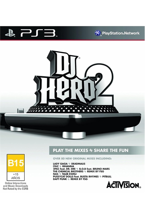 Playstation 3 Ps3 Dj Hero 2