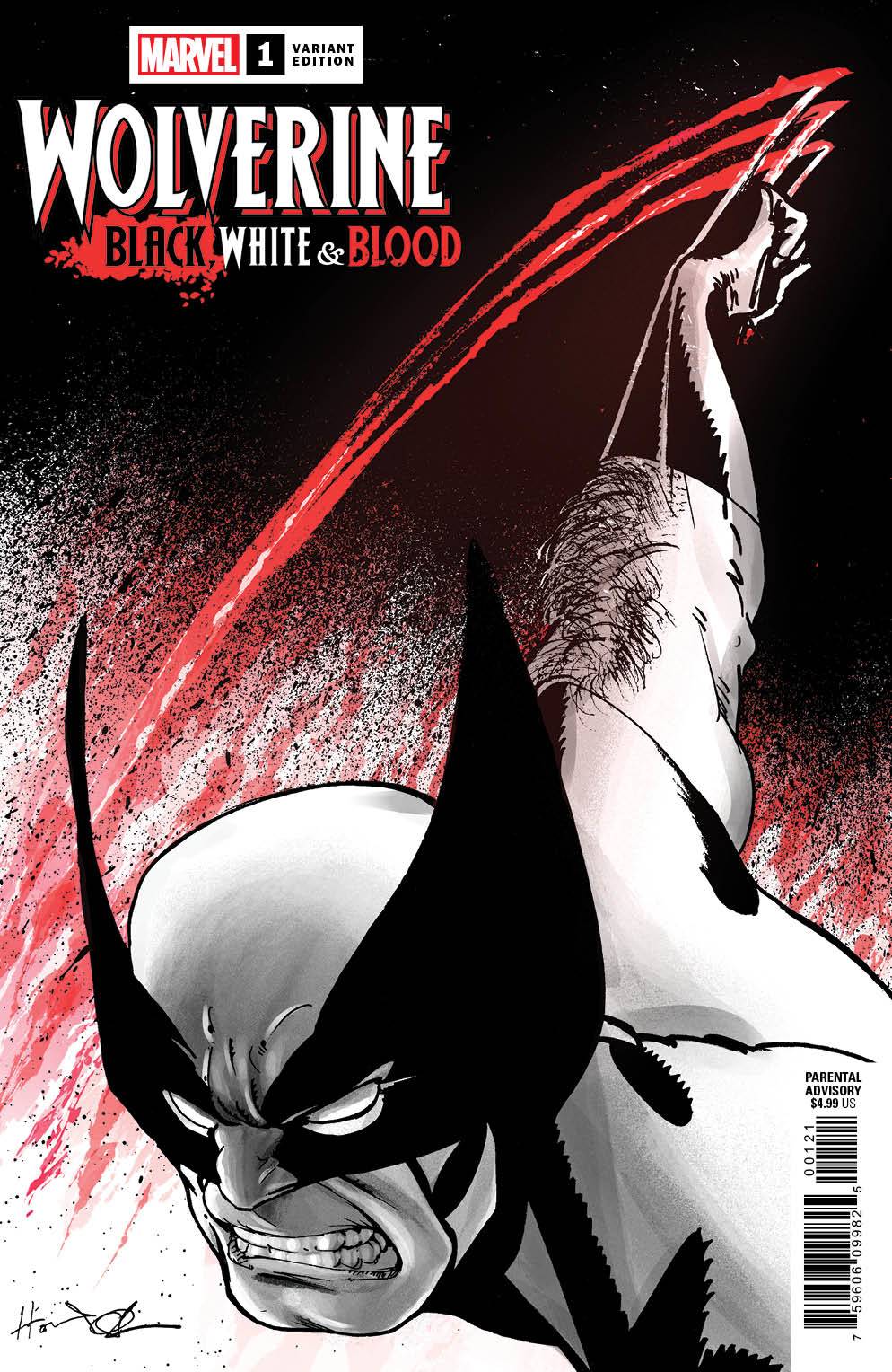 Wolverine Black White Blood #1 Perez Variant (Of 4)