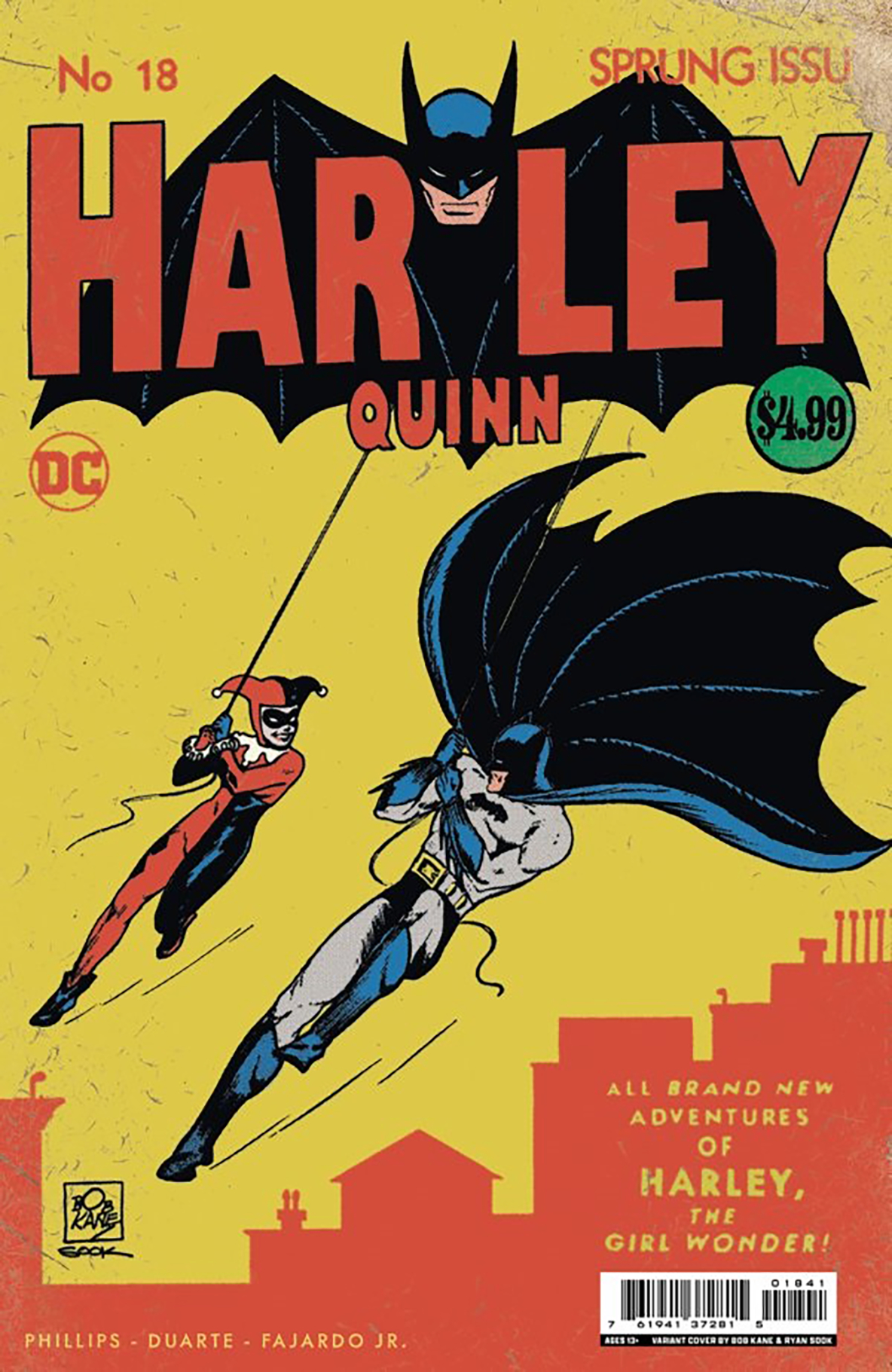 Dynamic Forces Harley Quinn #18 Batman Homage Sook Signed