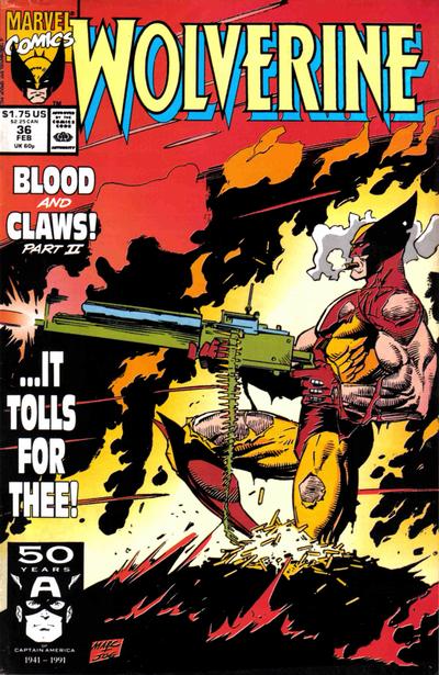 Wolverine #36 [Newsstand] - Vf- 7.5