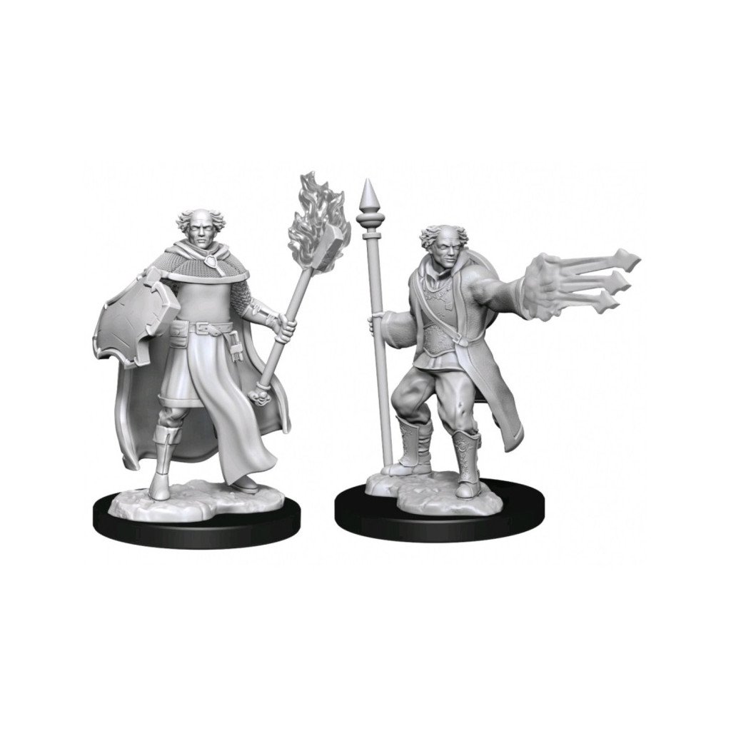 Dungeons & Dragons Nolzars Minis Multiclass Cleric Wizard Male
