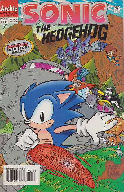 Sonic The Hedgehog #31 [Direct Edition] - Vf-