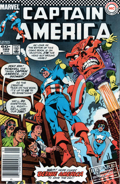 Captain America #289 [Newsstand]-Fine 