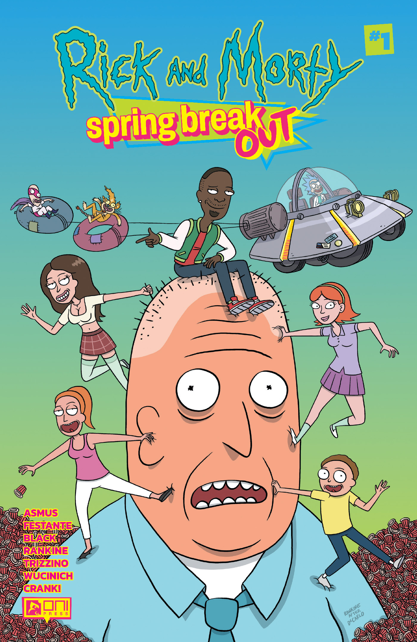 Rick and Morty Spring Break Out (One Shot) Cover A Dean Rankine