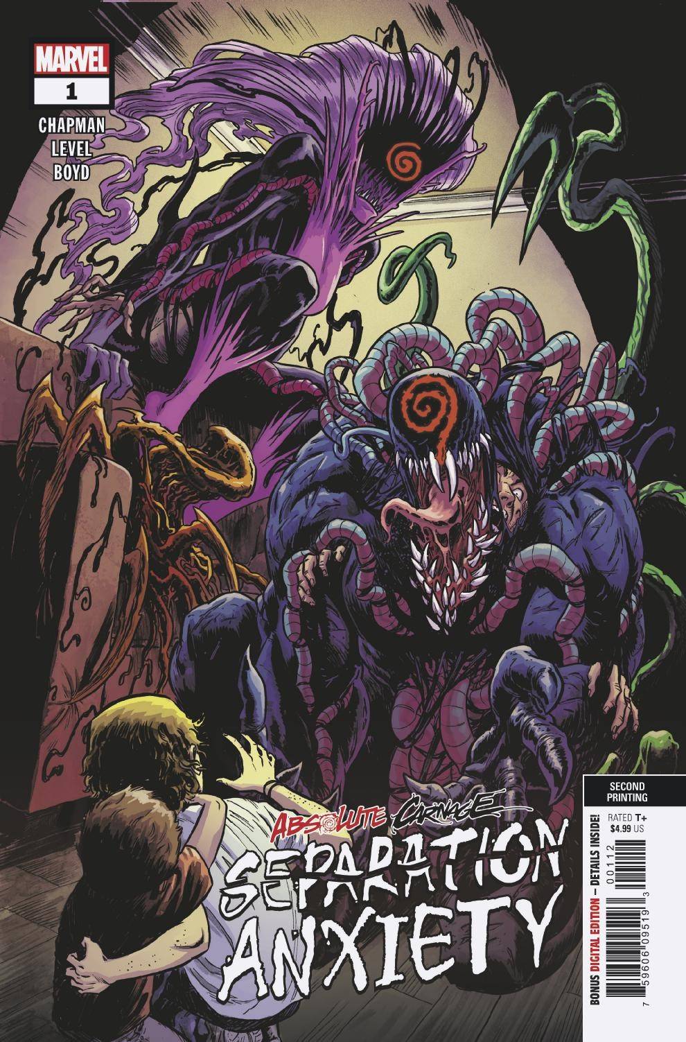 Absolute Carnage Separation Anxiety #1 2nd Printing Level Variant Ac