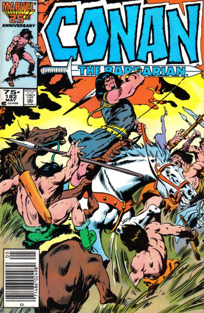 Conan The Barbarian #182 [Newsstand]-Very Good (3.5 – 5)