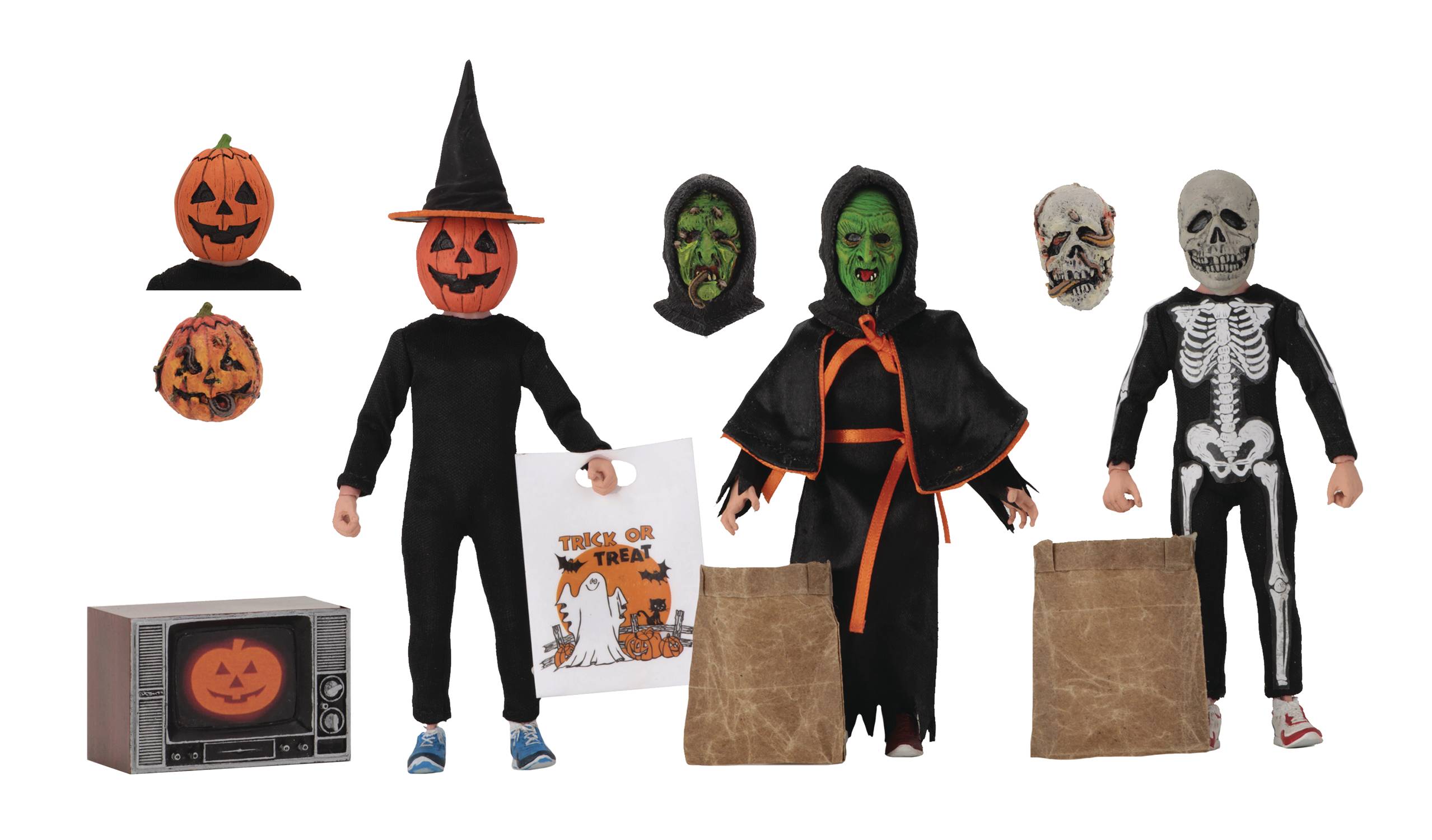 Halloween 3 Season of the Witch 8 Inch Retro Action Figure 3pk