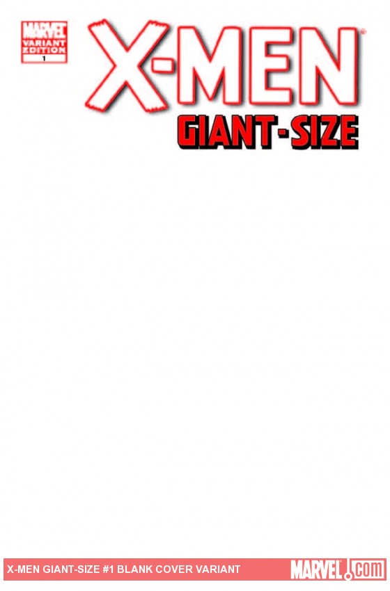 X-Men Giant-Size #1 (Blank Cover Variant) (2011)