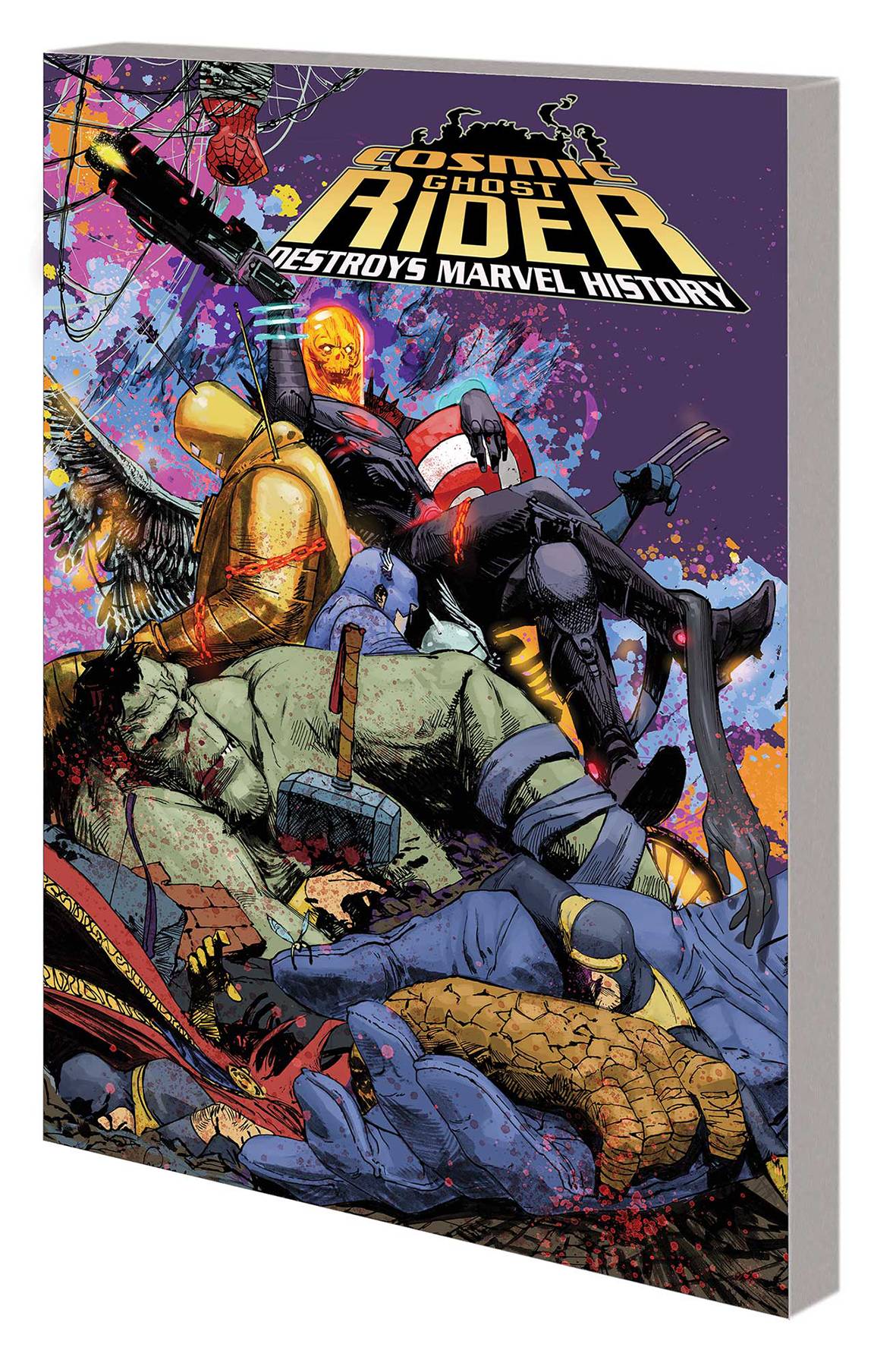 Cosmic Ghost Rider Destroys Marvel History Graphic Novel