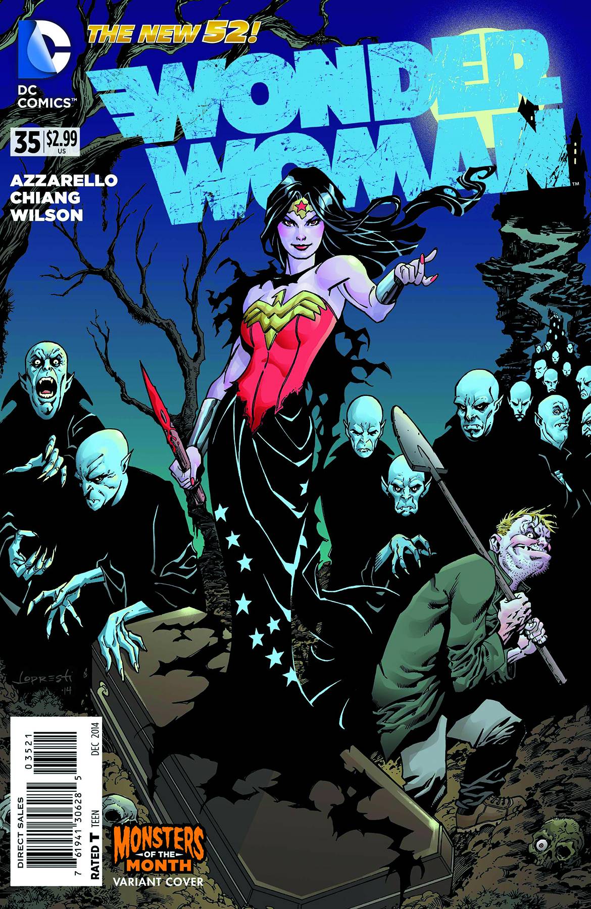 Wonder Woman #35 Monsters Variant Edition (2011)