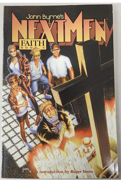 John Byrne's Next Men Book 4 Faith Graphic Novel (Dark Horse 1994) Used - Very Good