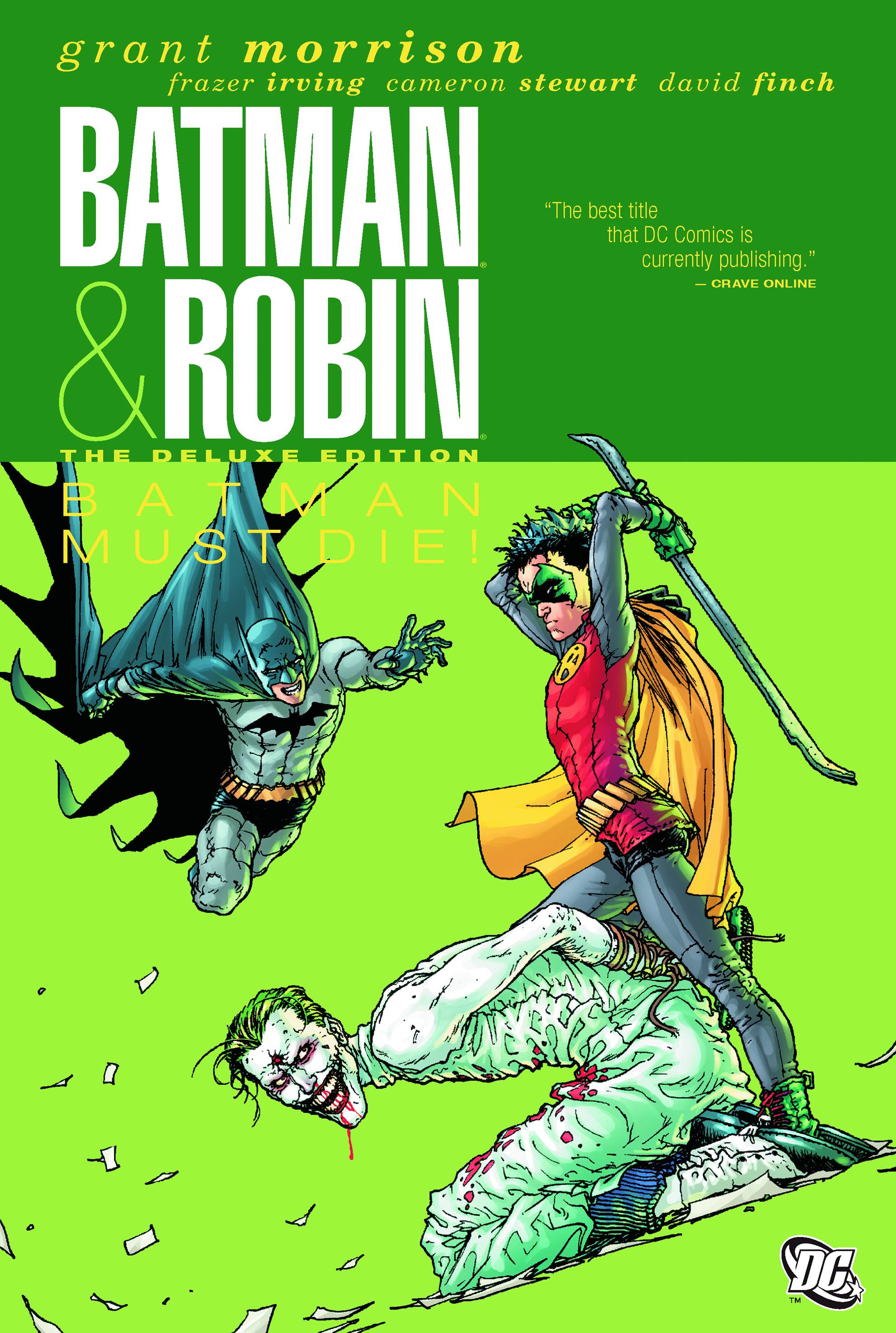 Batman and Robin Deluxe Hardcover Volume 3 Batman Must Die