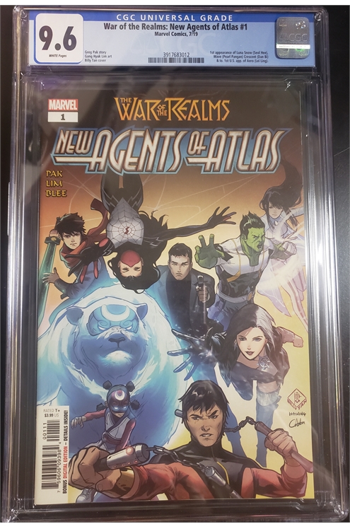 War of The Realms: New Agents of Atlas #1 Cgc 9.6