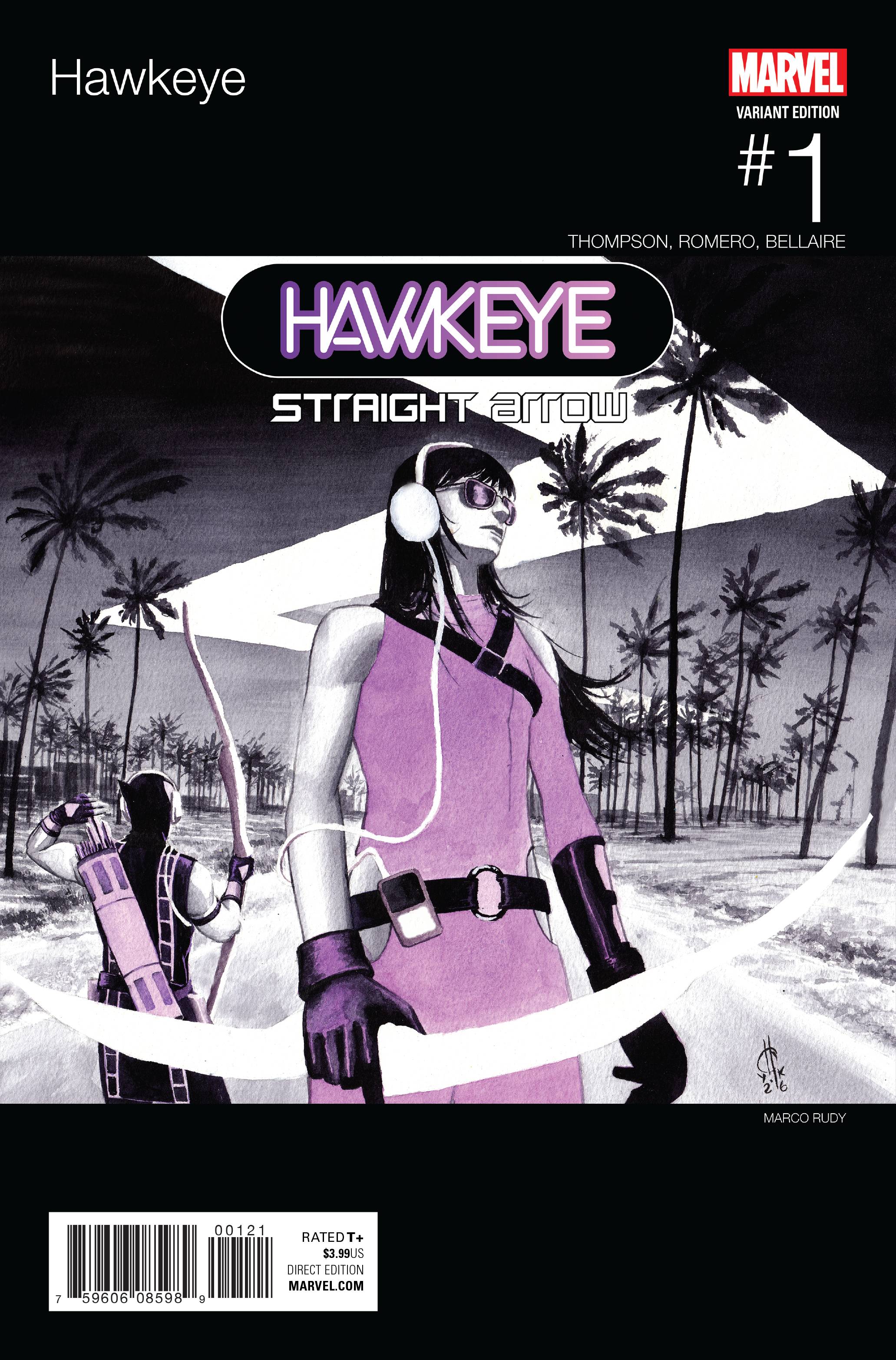 Hawkeye Volume 1 Rudy Hip Hop Variant