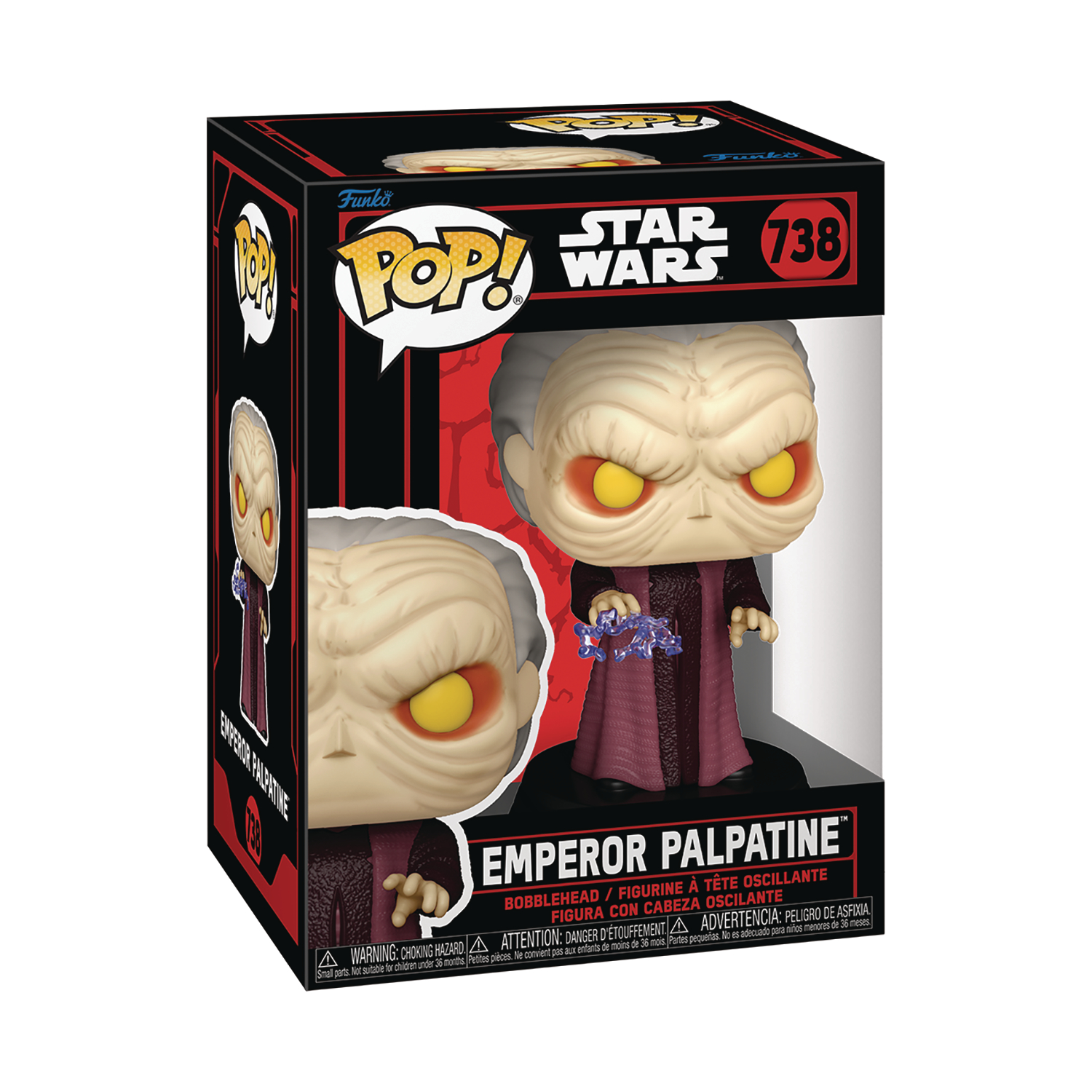 Star Wars Dark Side Emperor Palpatine Funko Pop! Vinyl Figure #738