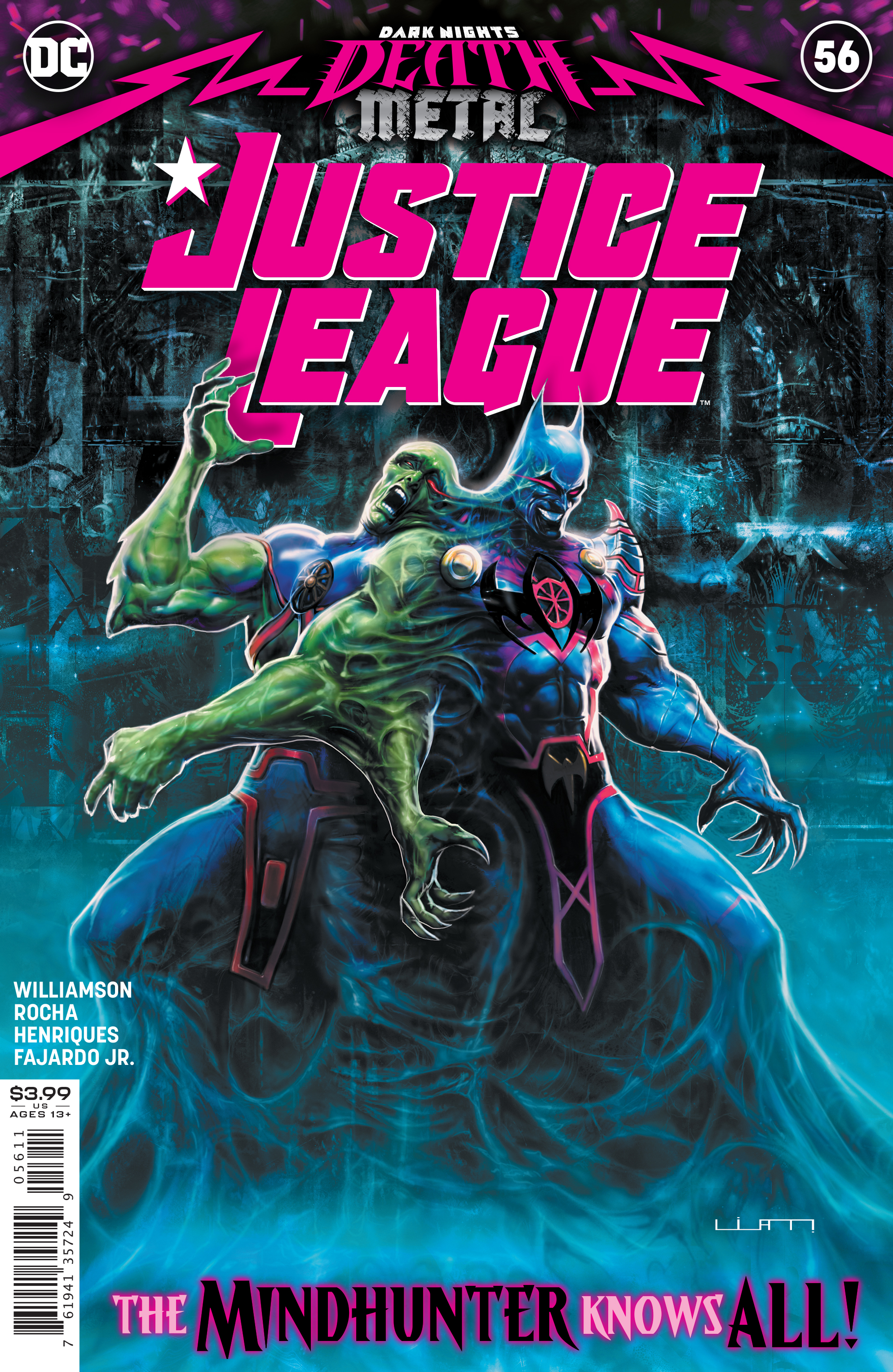 Justice League #56 Cover A Liam Sharp (Dark Nights Death Metal) (2018)