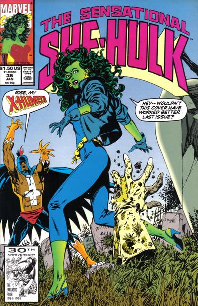 The Sensational She-Hulk #35-Very Fine