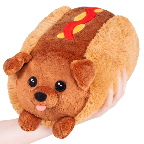 Mini Squishable Dachshund Hot Dog 7 In