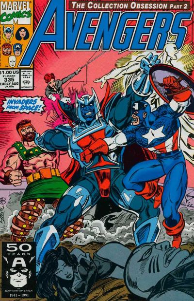 The Avengers #335 [Direct]-Fine (5.5 – 7)