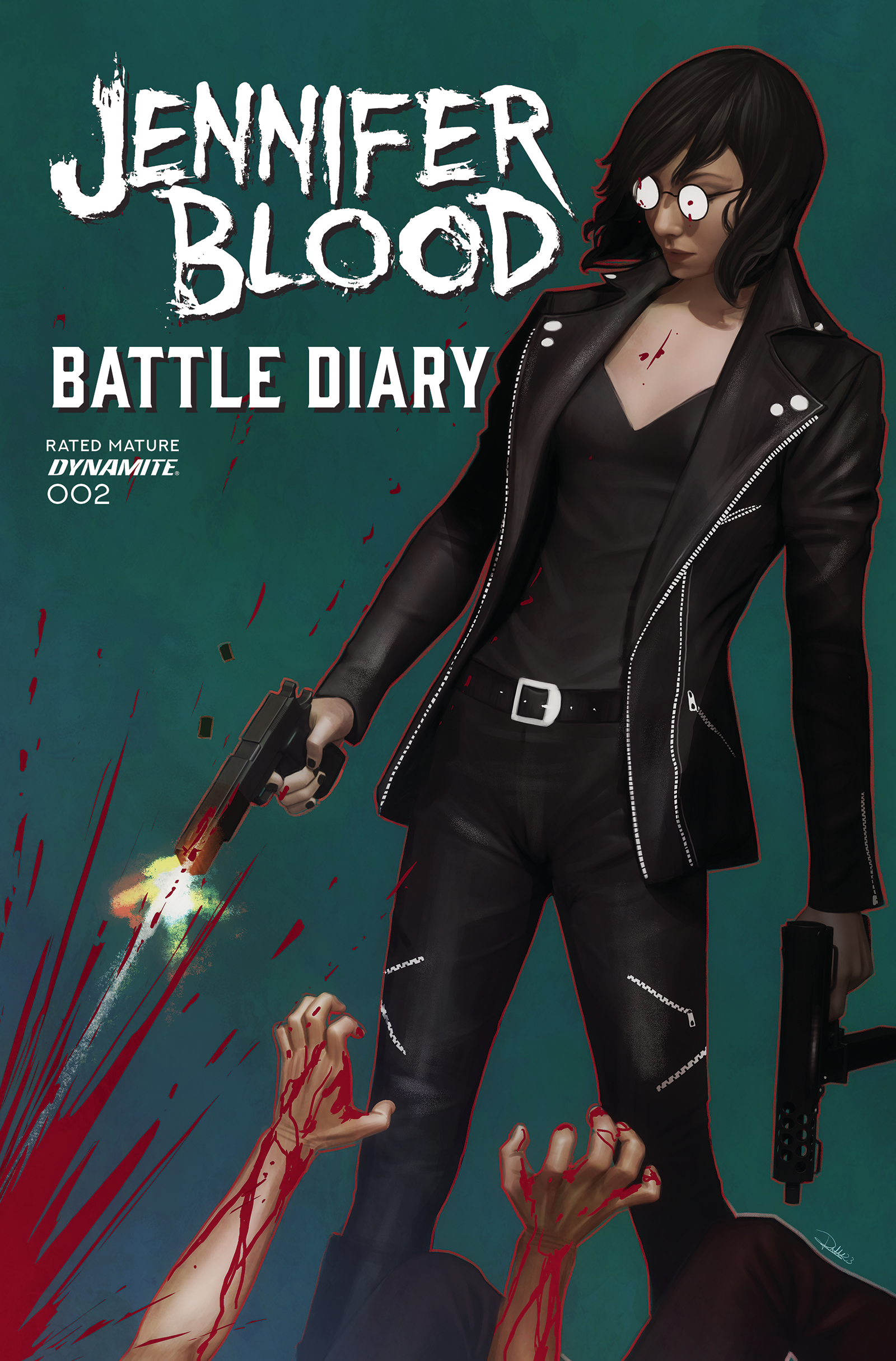Jennifer Blood Battle Diary #2 Cover C Puebla (Mature)