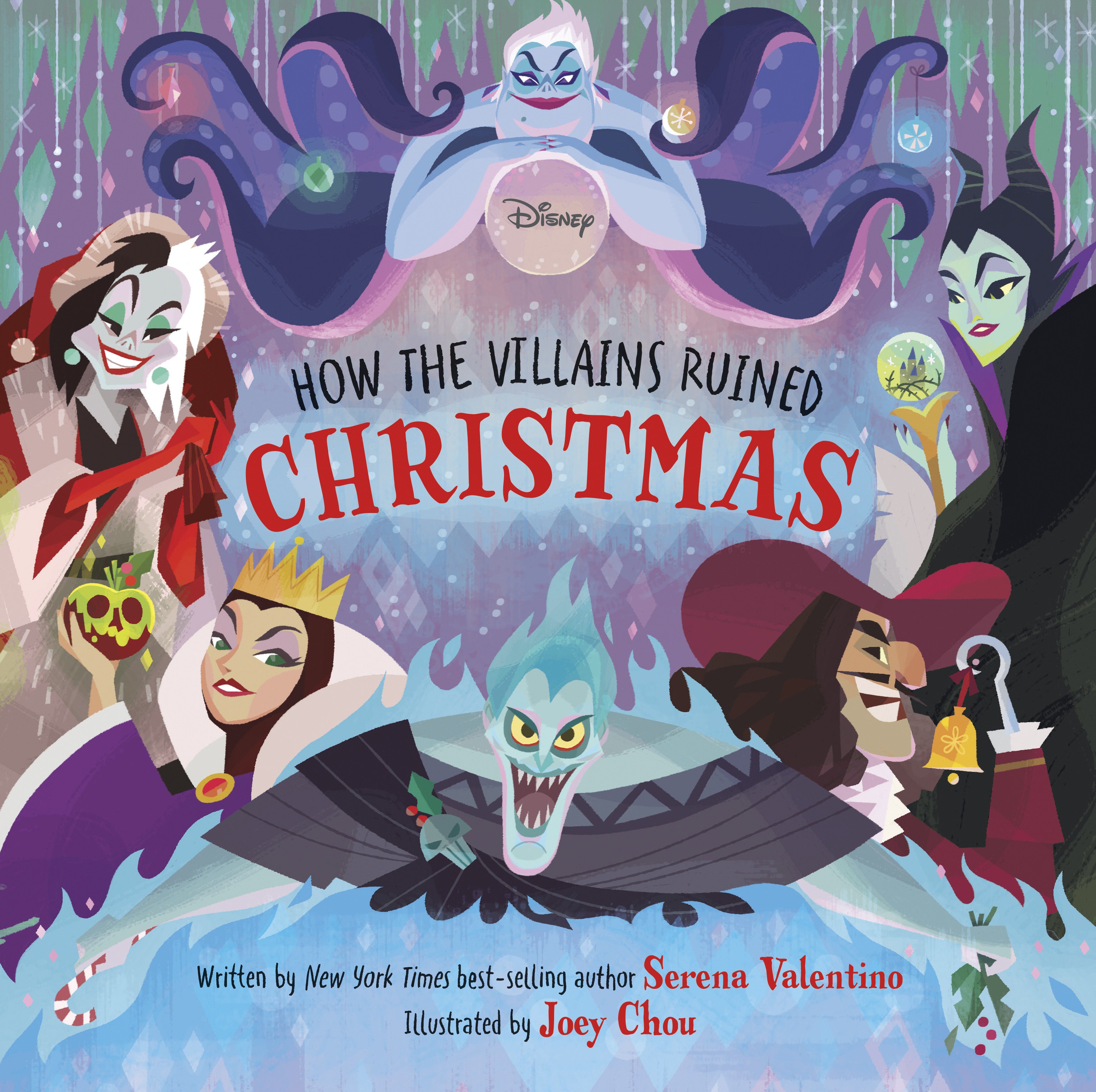 Disney Villains: How The Villains Ruined Christmas (Hardcover Book)