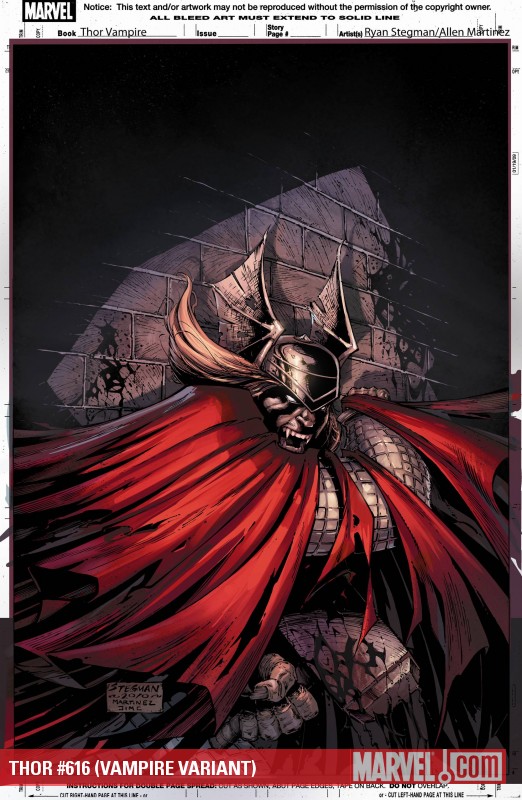 Thor #616 (Vampire Variant) (2007)