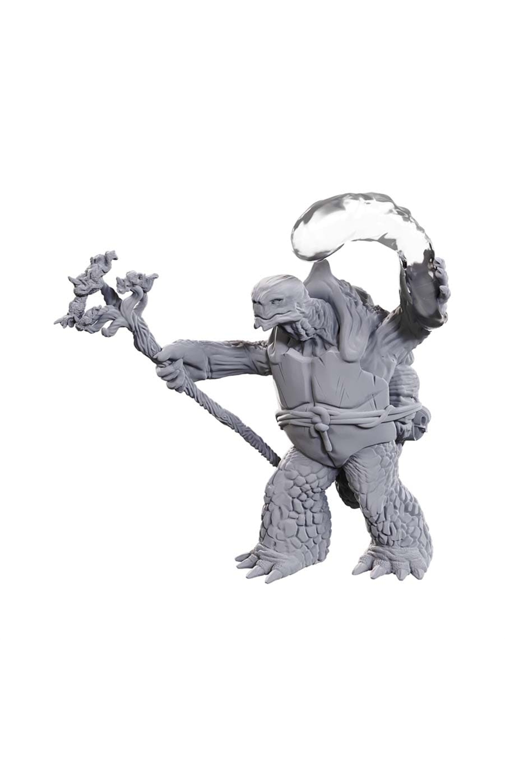 Dungeons And Dragons Nolzur's Marvelous Miniatures: W24 Tortle Druid And Wild Shape Giant Lizard