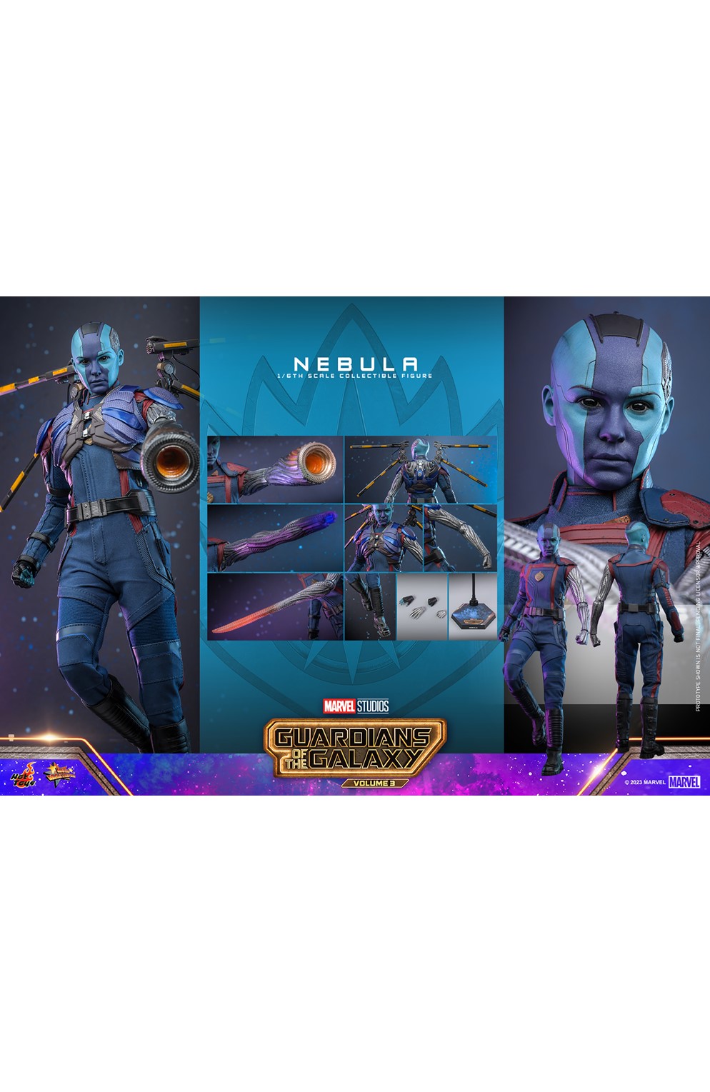 Hot Toys - Marvel - Nebula (Guardians of the Galaxy Volume 3) Sixth Scale Figure