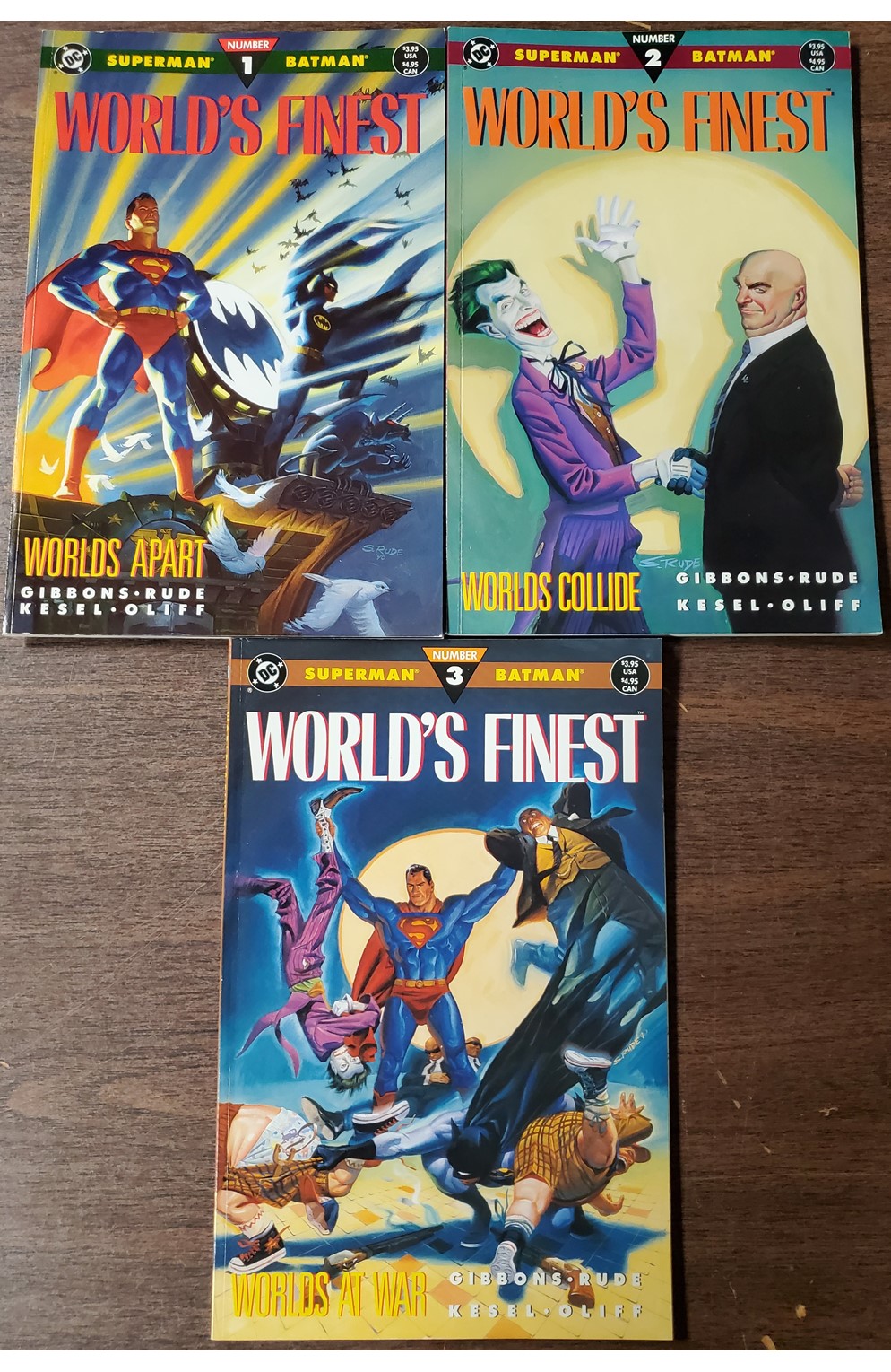 World's Finest #1-3 (DC 1990) Set