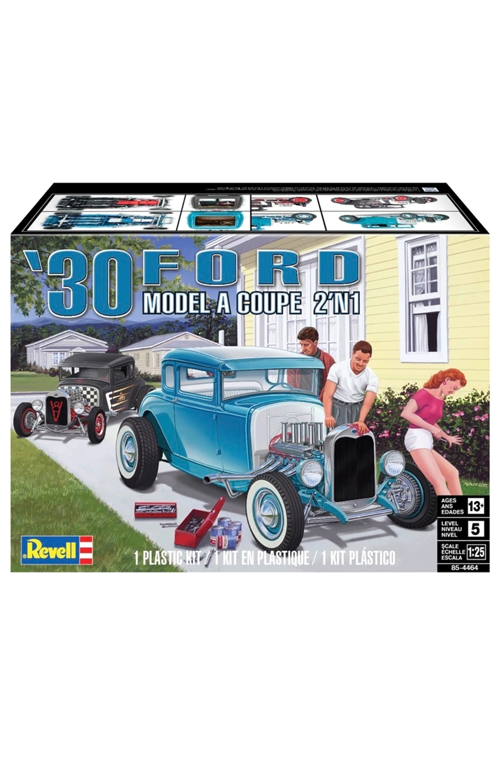 '30 Ford Model A Coupe 2 'N 1 Model Kit 1:25