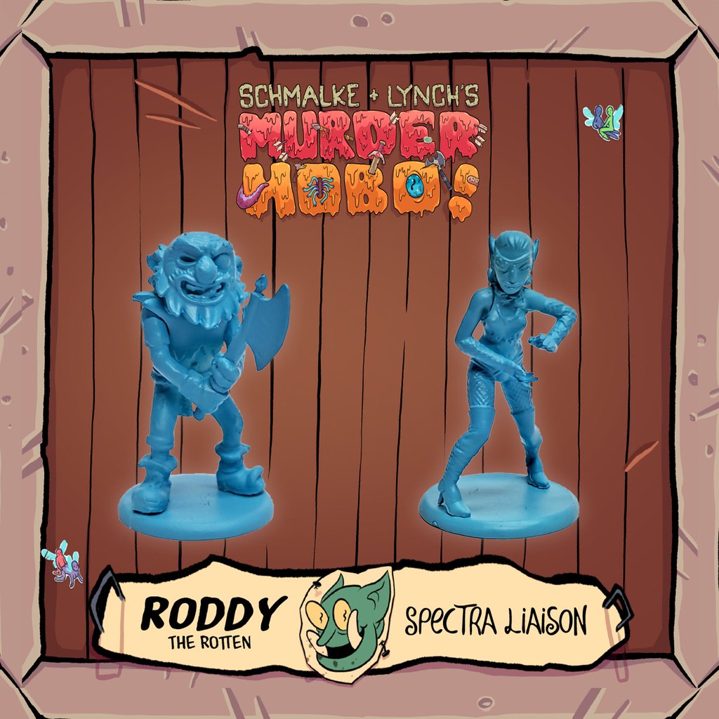 Murder Hobo 32Mm Gaming Mini - Roddy & Spectra