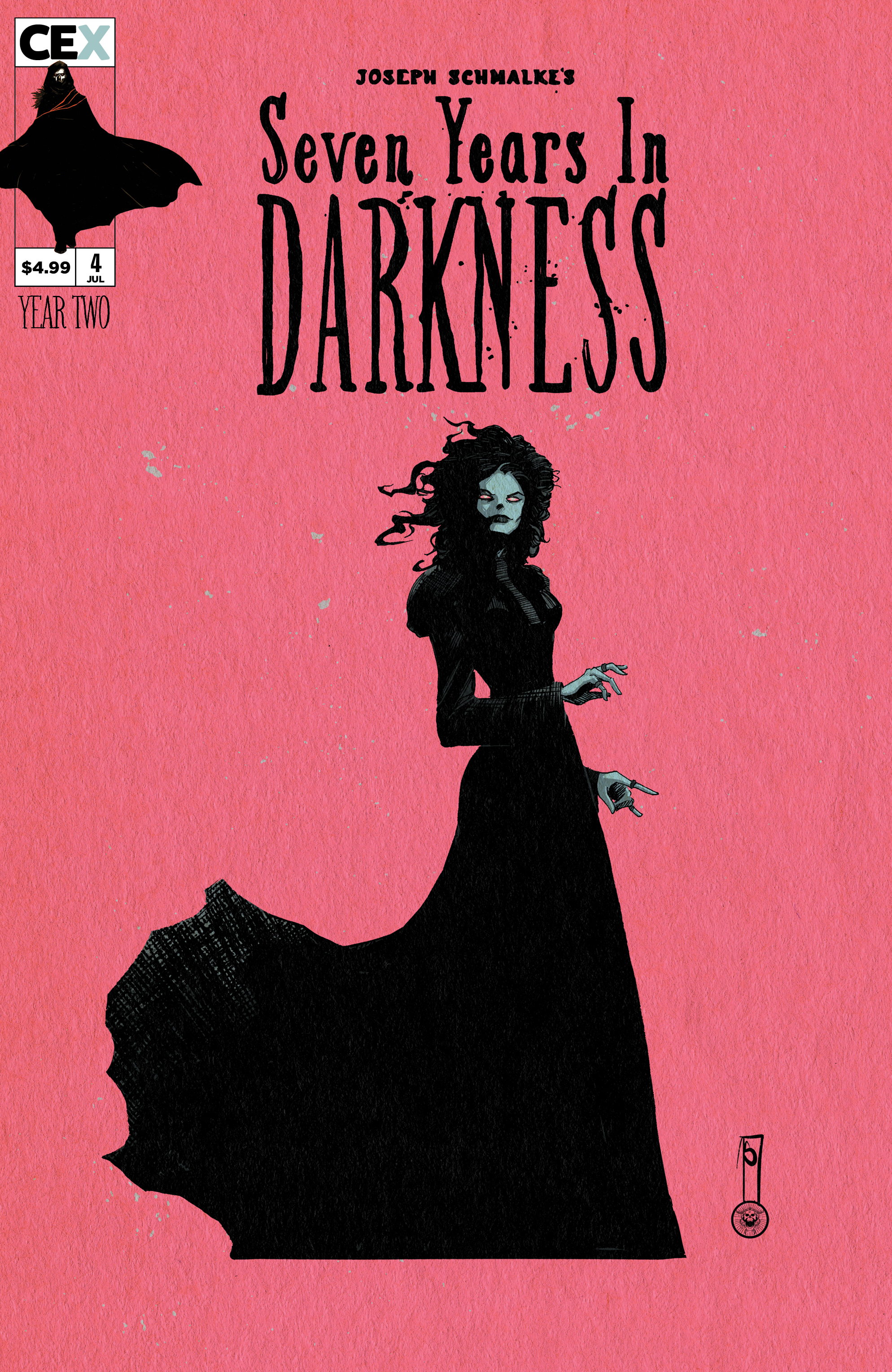 Seven Years in Darkness Year Two #4 Cover A Joseph Schmalke Card Stock (Of 4)