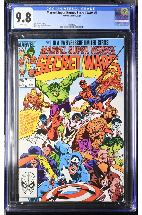 Marvel Super-Heroes Secret Wars #1 Error Edition Cgc 9.8