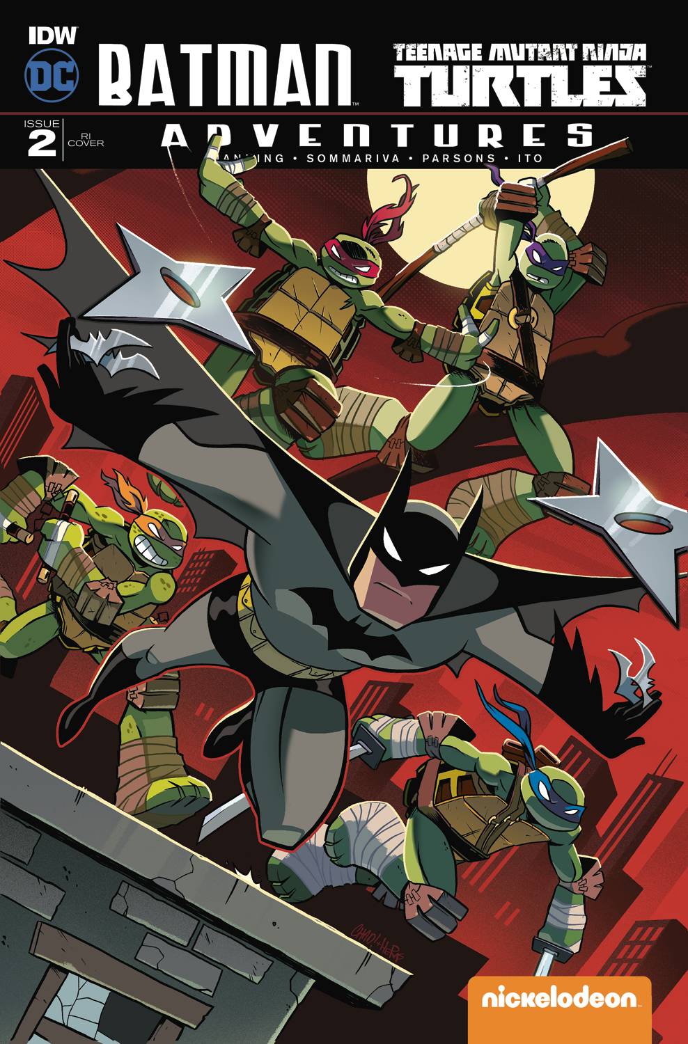 Batman Teenage Mutant Ninja Turtles Adventures #2 1 for 10 Incentive