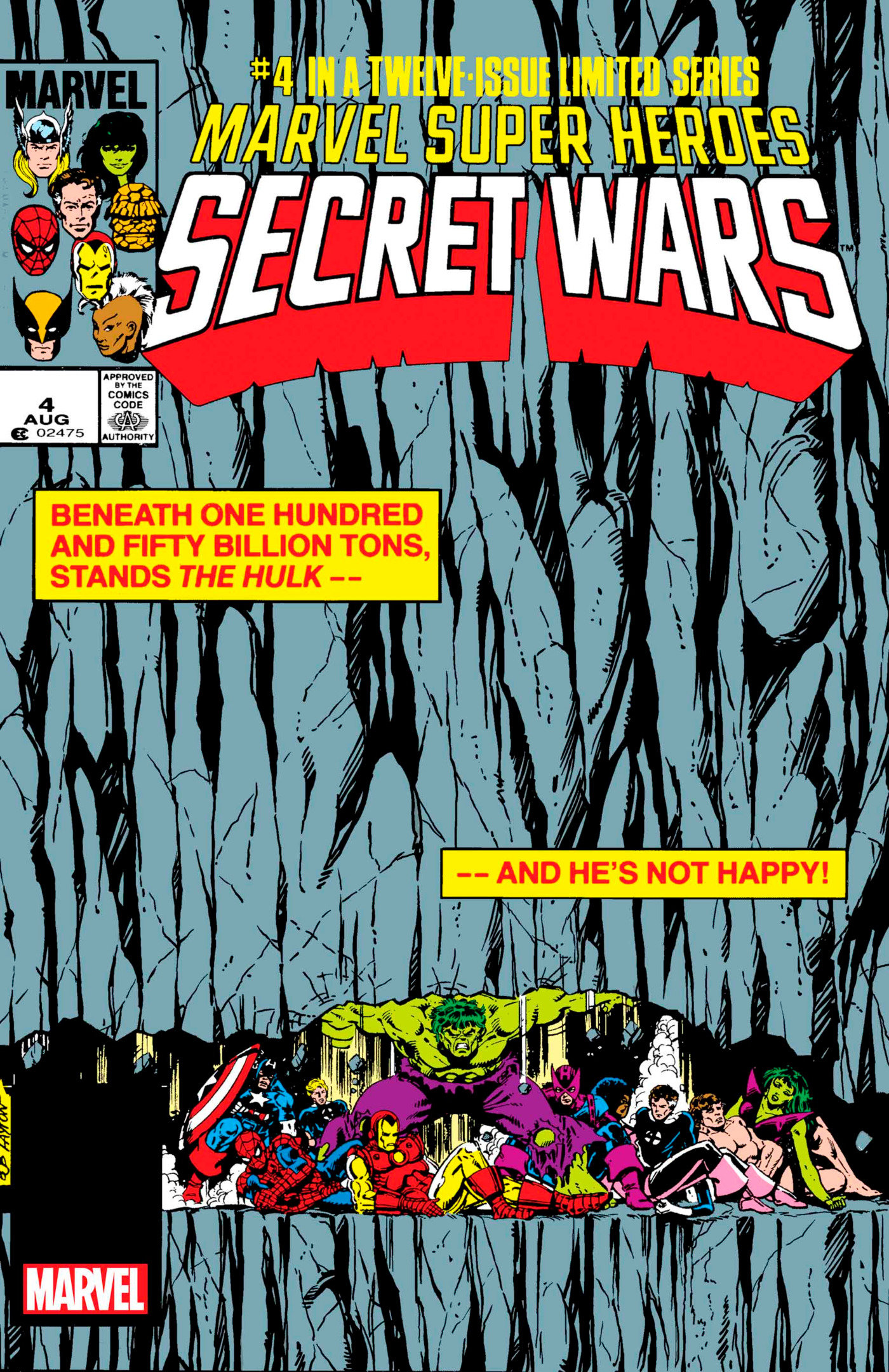 Marvel Super Heroes Secret Wars Facsimile #4