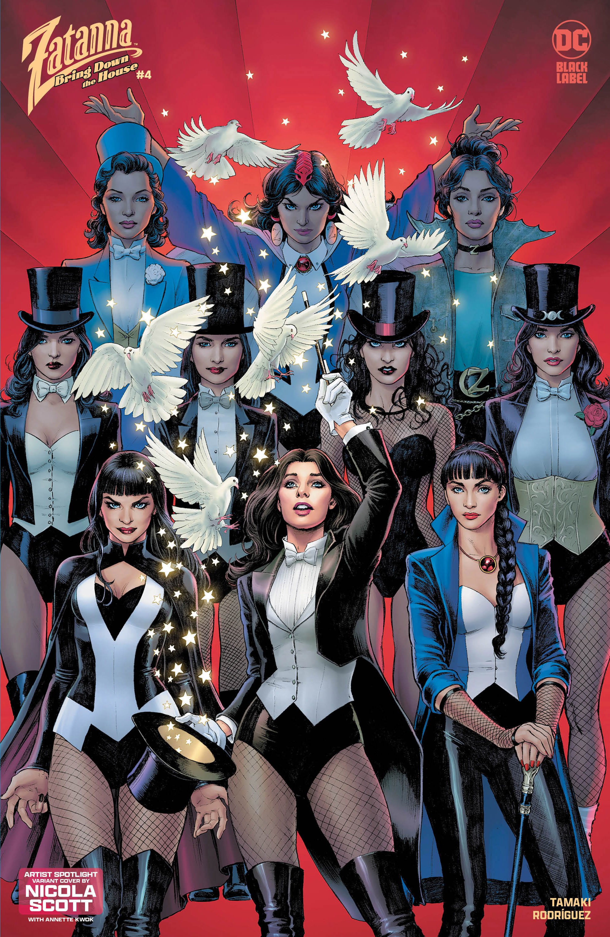 Zatanna Bring Down the House #4 Cover D Nicola Scott Artist Spotlight Variant (Mature) (Of 5)