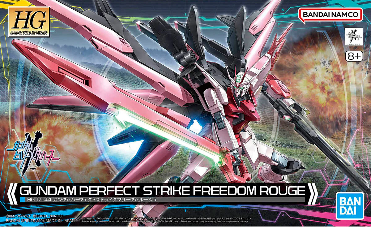 Gundam Build Series Perfect Strike Freedom Rouge Hg 1/144 Mdl Kit 