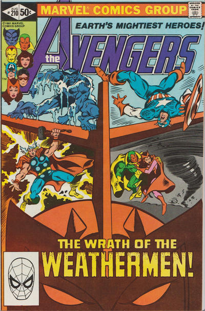 The Avengers #210 [Direct]-Fine (5.5 – 7)