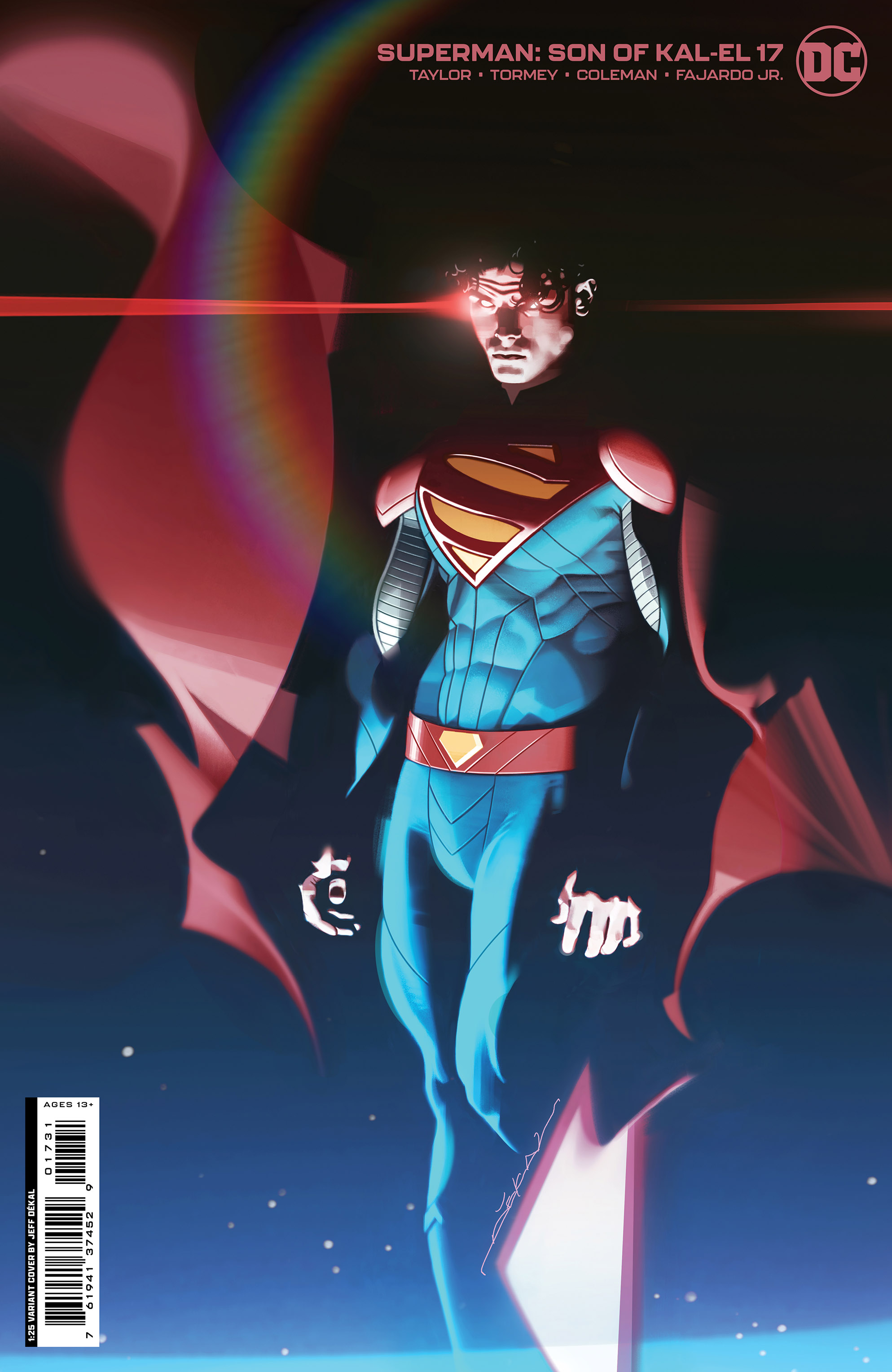 Superman Son of Kal-El #17 Cover D 1 for 25 Incentive Jeff Dekal Card Stock Variant (Kal-El Returns)