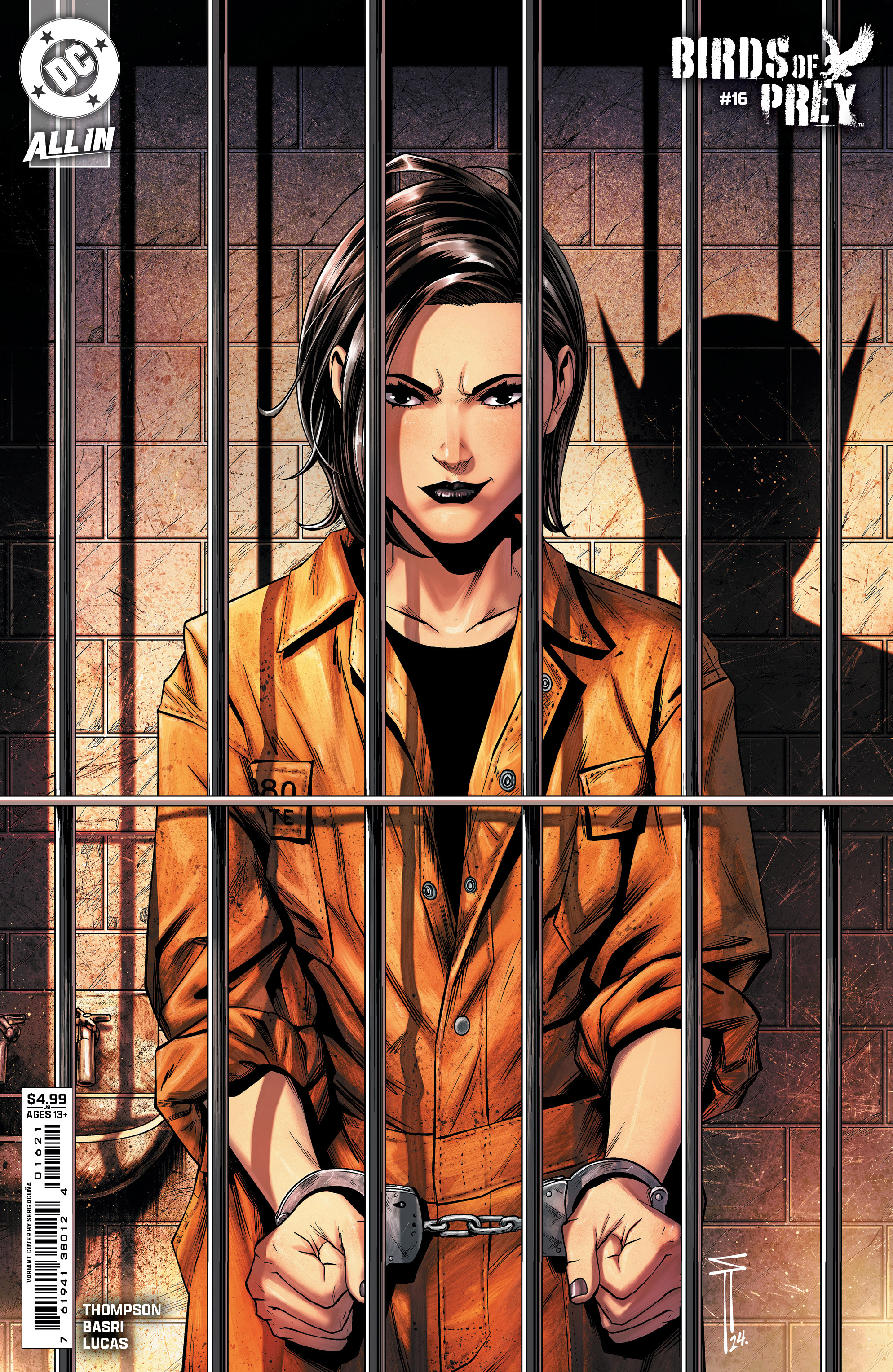 Birds of Prey #16 Cover B Serg Acuna Card Stock Variant