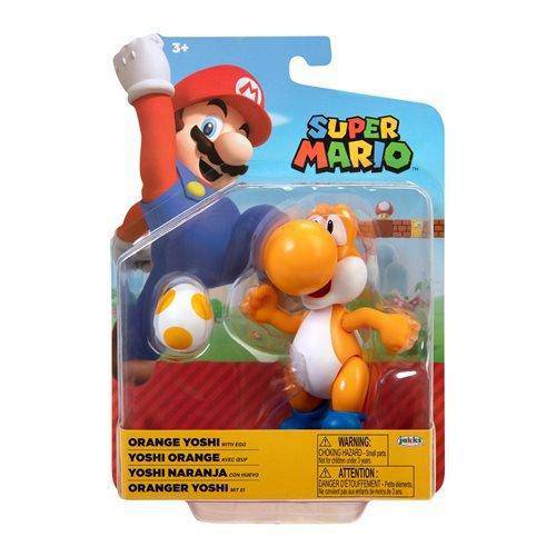 Super Mario Orange Yoshi Action Figure