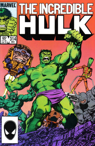 The Incredible Hulk #314 [Direct]-Fine (5.5 – 7)