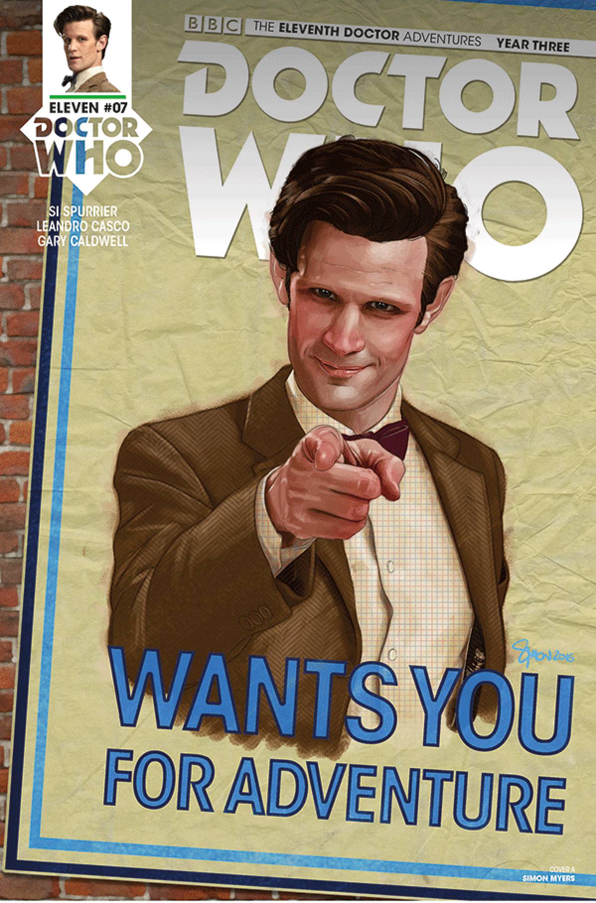 Doctor Who 11th Year Three #7 Cover A Myers