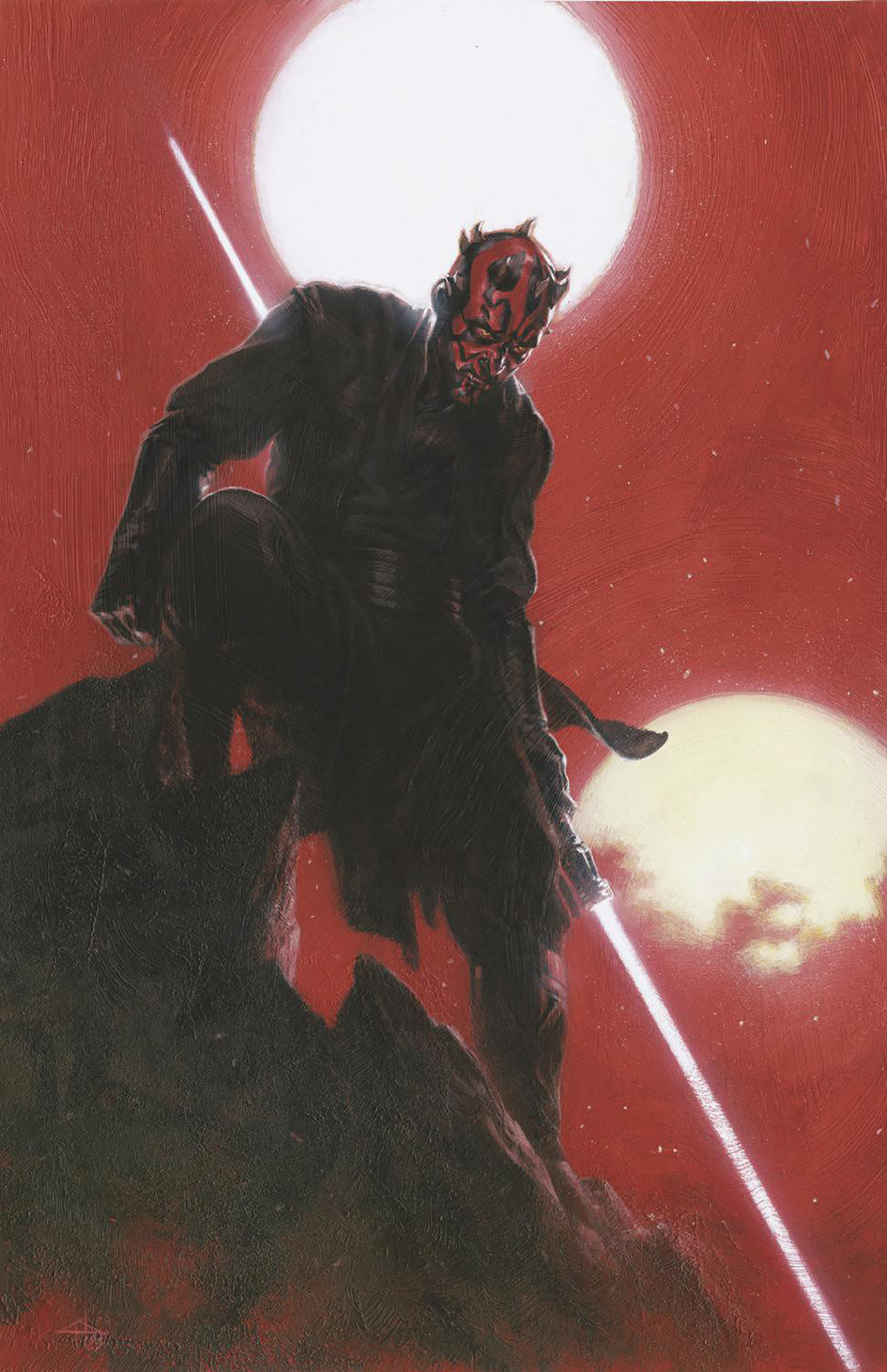 Star Wars: Darth Maul - Black, White & Red #2 1 for 100 Incentive Virgin Variant