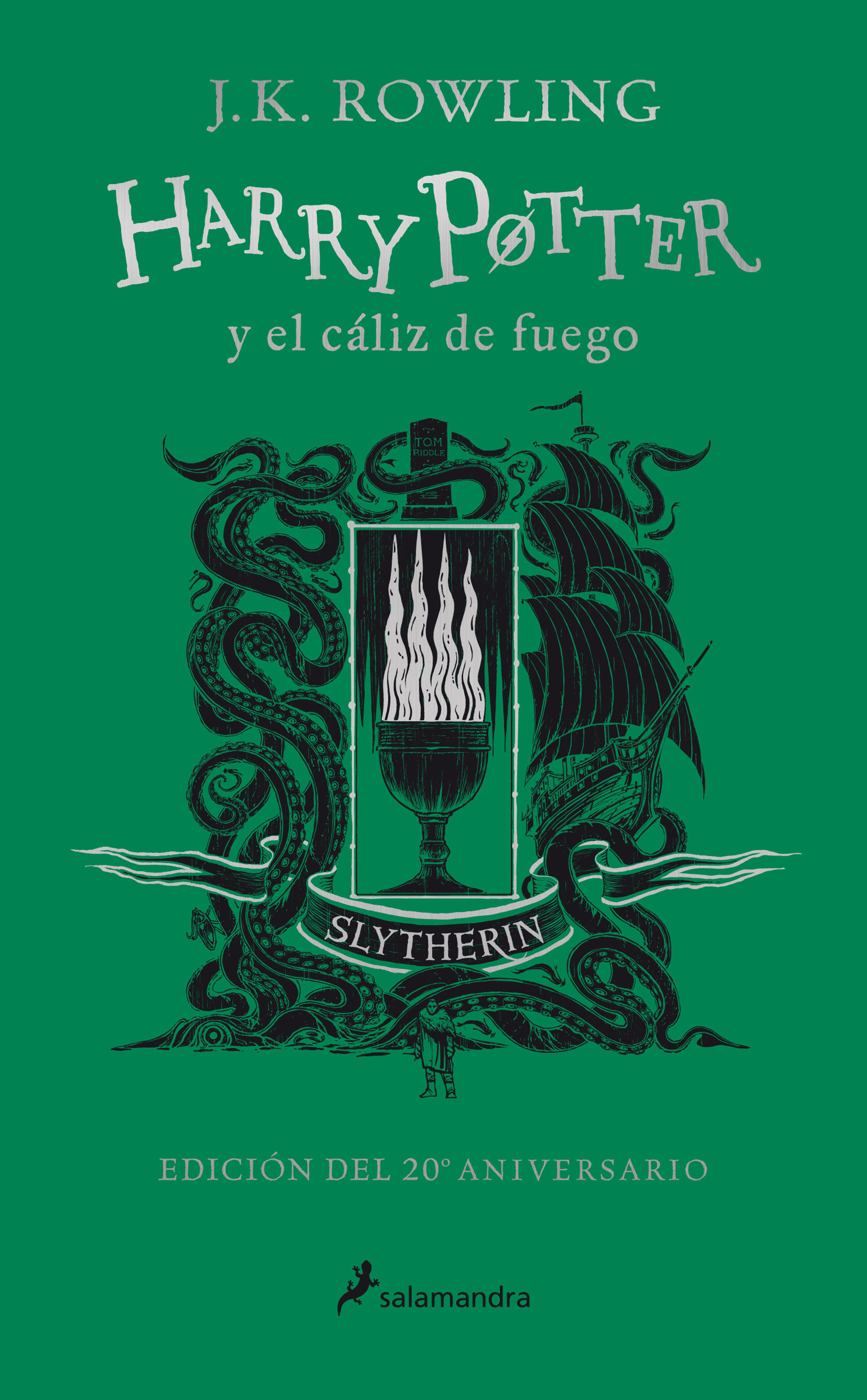 Harry Potter Y El Cáliz De Fuego (20 Aniv. Slytherin) / Harry Potter and the Gob Let Of Fire (Slytherin) (Hardcover Book)