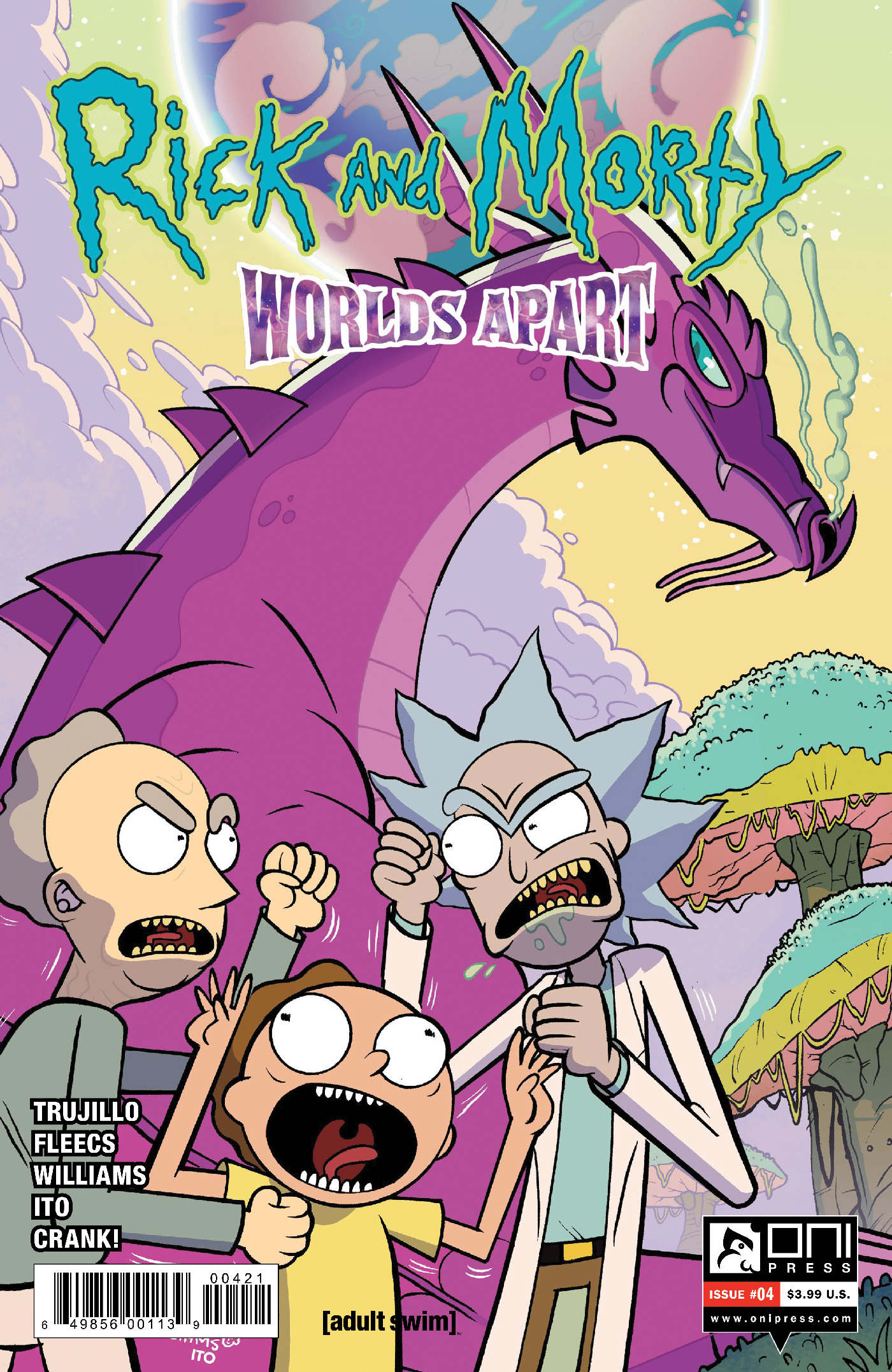 Rick and Morty Worlds Apart #4 Cover B Williams