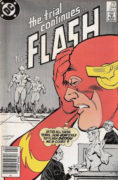 The Flash #344 [Newsstand] Fine -