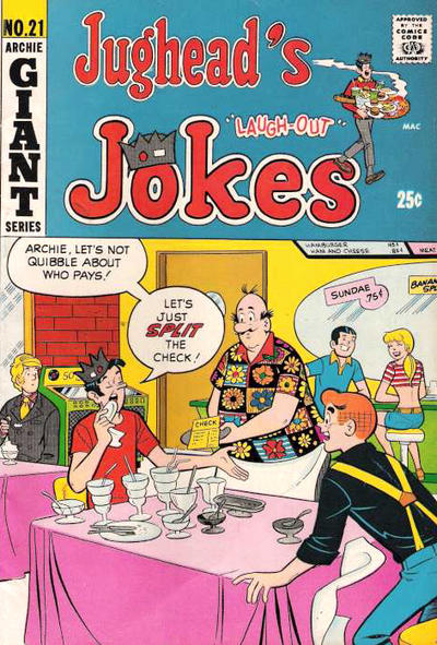 Jughead's Jokes #21-Fine (5.5 – 7)