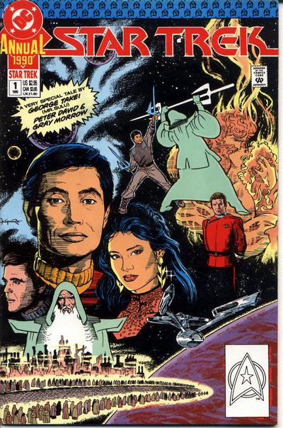 Star Trek Annual #1 [Direct](1990)- Fn/Vf 7.0